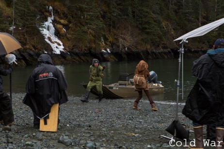 Production still  from Cold War– in a gorgeous Alaska